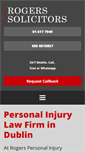 Mobile Screenshot of personalinjurysolicitor.ie